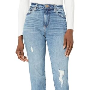 Kut‎ from the Kloth High Rise Christine Straight Leg Size 12 Medium Light Wash